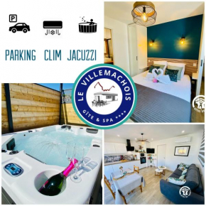 Gîte & Spa Le Villemachois - 4 étoiles - Jacuzzi couvert - Calme et Indépendant - Clim - Parking - 5 min Carcassonne